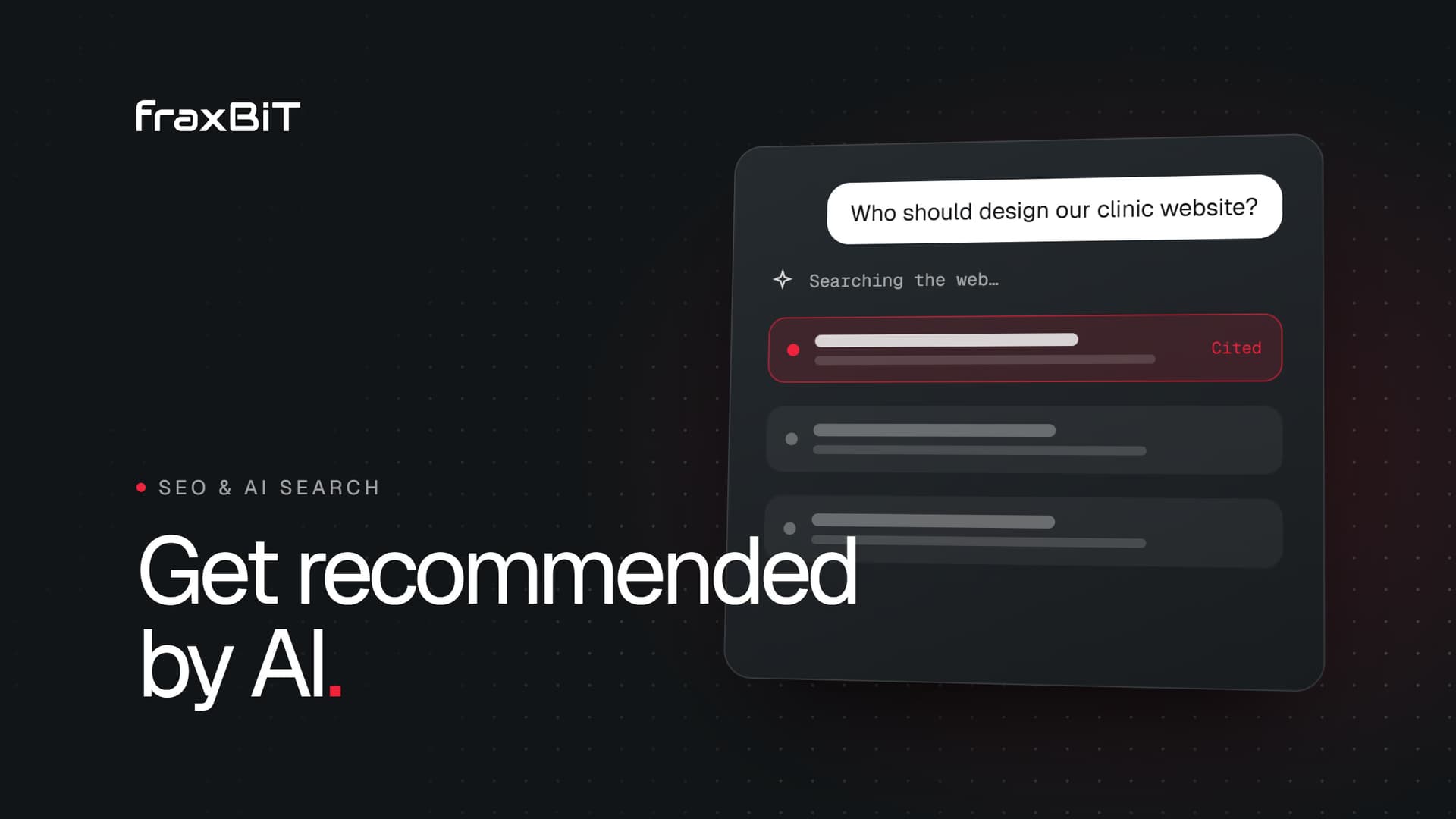 Illustration: an AI assistant answer that cites one business among the sources